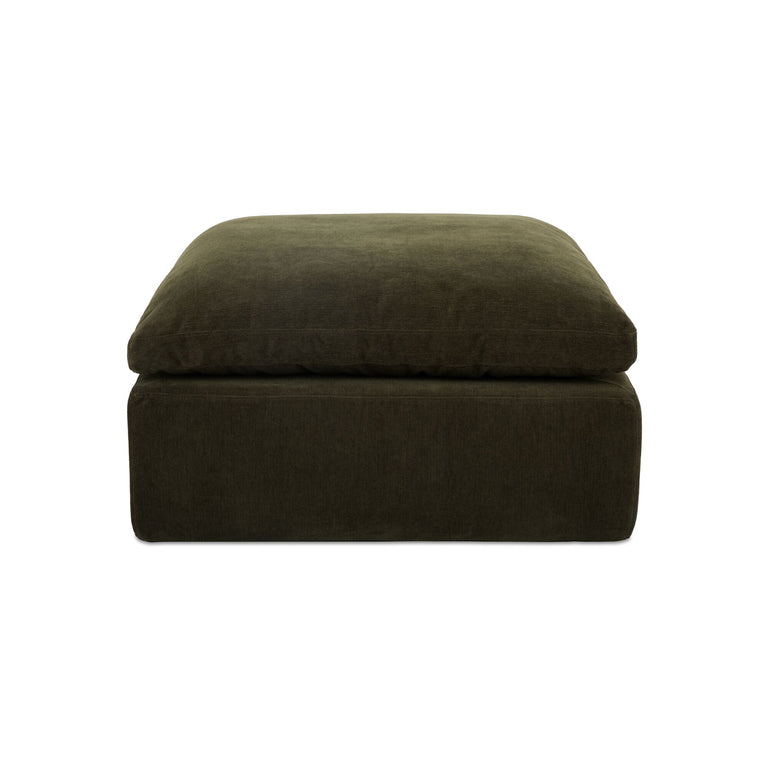 CATES OTTOMAN DARK GREEN