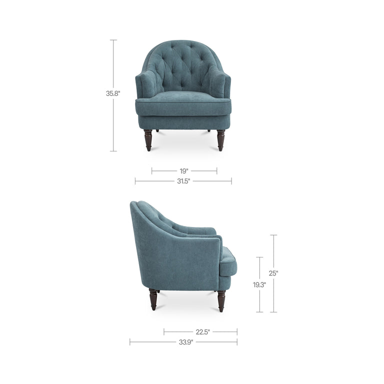 PANDORA ACCENT CHAIR GINGER