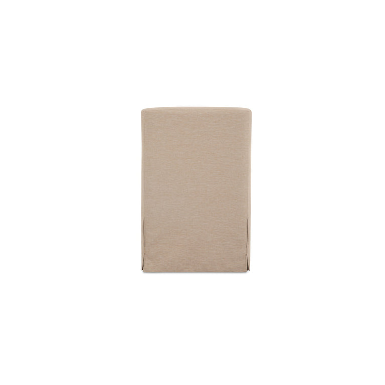 LYDIA OUTDOOR SLIPCOVER DINING CHAIR CREAM