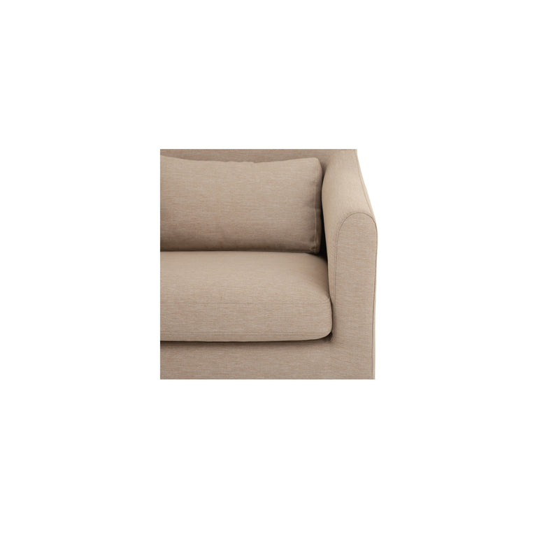 LYDIA OUTDOOR SLIPCOVER DINING CHAIR CREAM