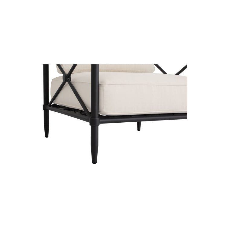 WILLOW OUTDOOR ACCENT CHAIR CREAM