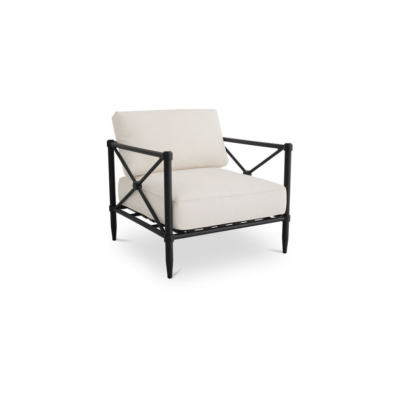 WILLOW OUTDOOR ACCENT CHAIR CREAM