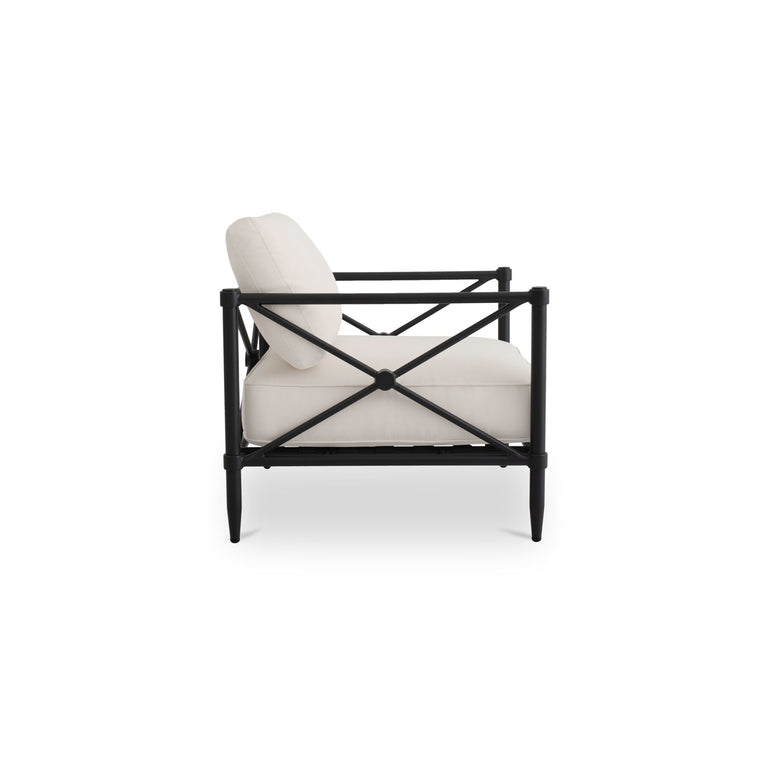 WILLOW OUTDOOR ACCENT CHAIR CREAM