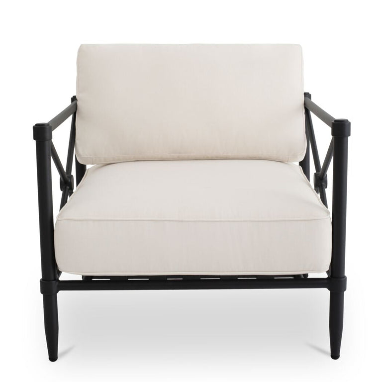 WILLOW OUTDOOR ACCENT CHAIR CREAM