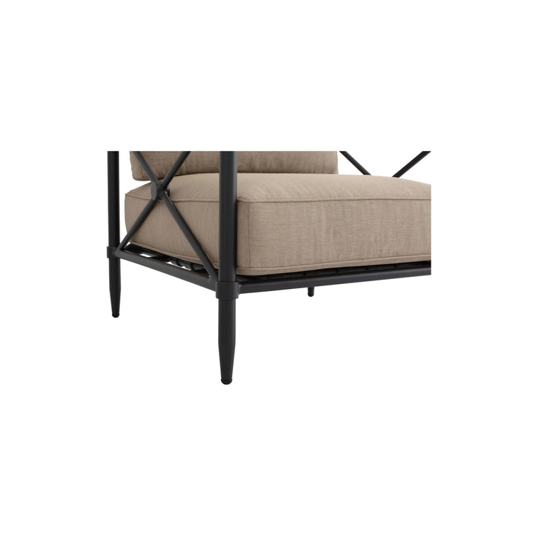WILLOW OUTDOOR ACCENT CHAIR CREAM