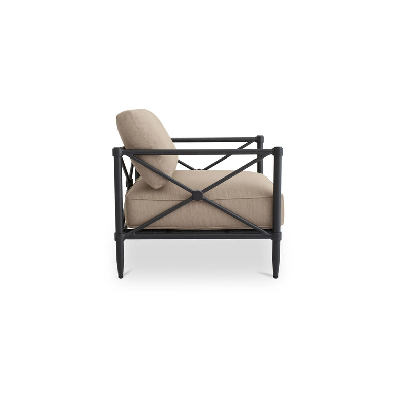 WILLOW OUTDOOR ACCENT CHAIR CREAM