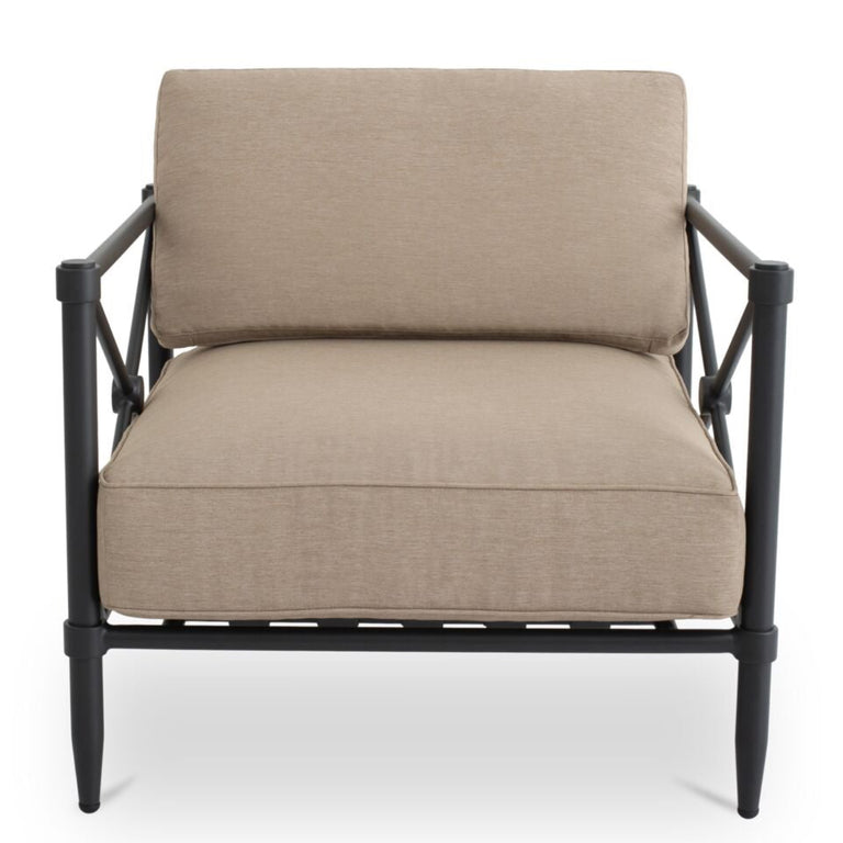WILLOW OUTDOOR ACCENT CHAIR CREAM