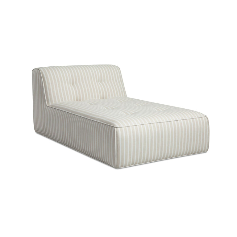 SUNSEEKER OUTDOOR CHAISE BROWN STRIPE