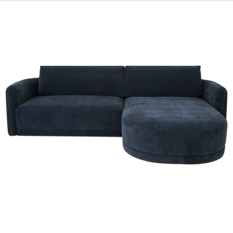 EMMY SECTIONAL DARK BLUE LEFT