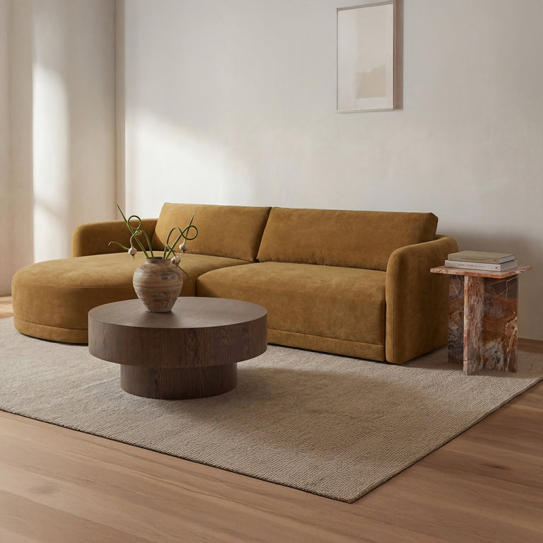 EMMY SECTIONAL DARK BLUE LEFT