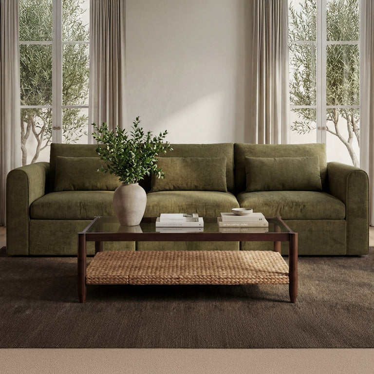 SWIFT RIGHT ARM FACING CHAIR DARK GREEN