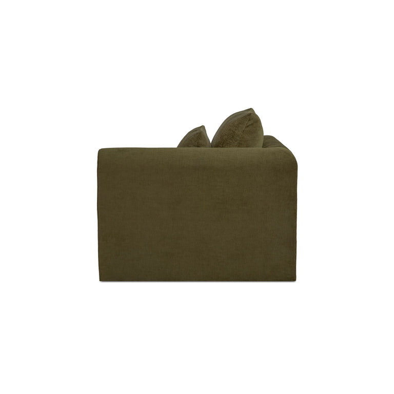 SWIFT RIGHT ARM FACING CHAIR DARK GREEN