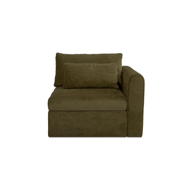 SWIFT RIGHT ARM FACING CHAIR DARK GREEN
