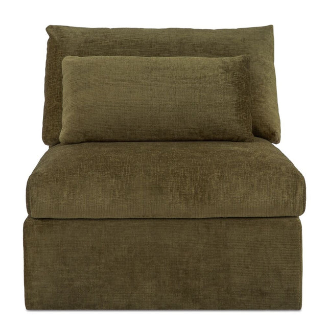 SWIFT SLIPPER CHAIR DARK GREEN