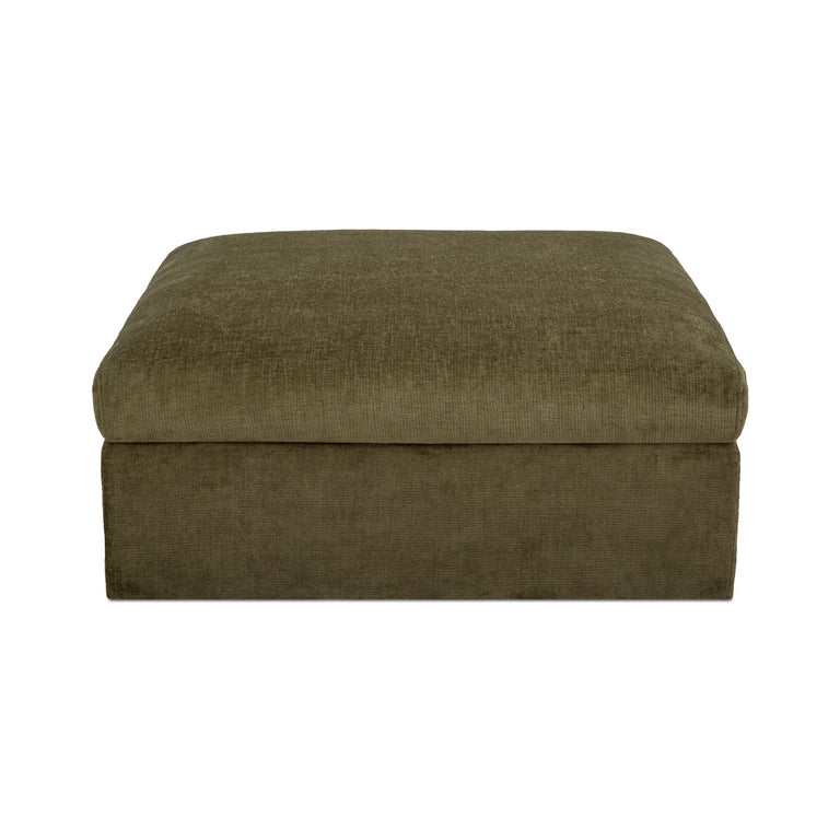 SWIFT STORAGE OTTOMAN DARK GREEN