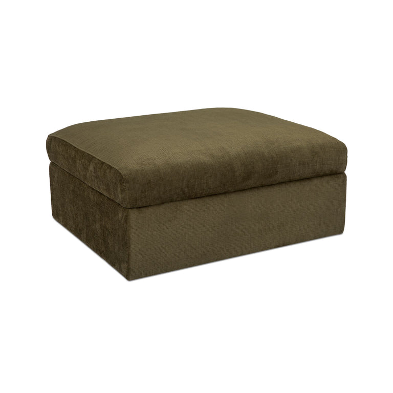 SWIFT STORAGE OTTOMAN DARK GREEN