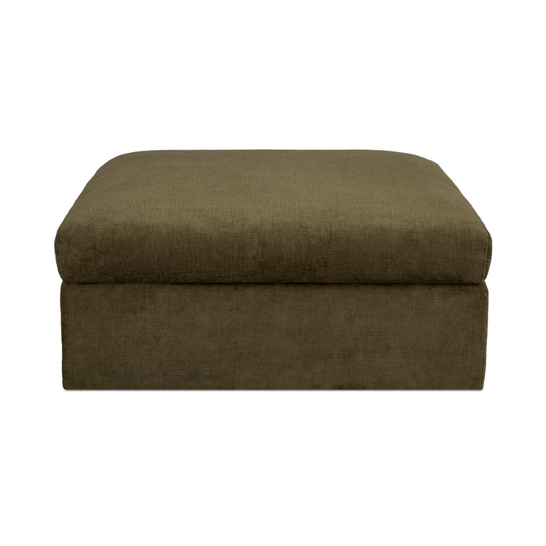 SWIFT STORAGE OTTOMAN DARK GREEN