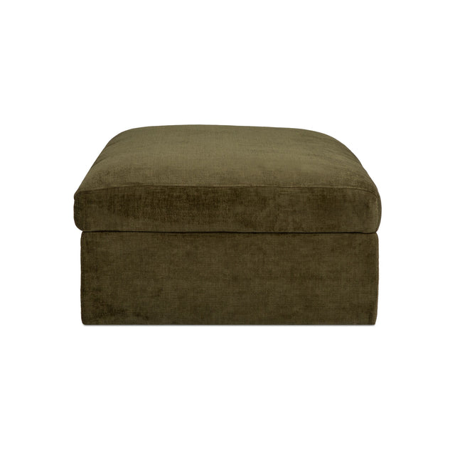 SWIFT STORAGE OTTOMAN DARK GREEN