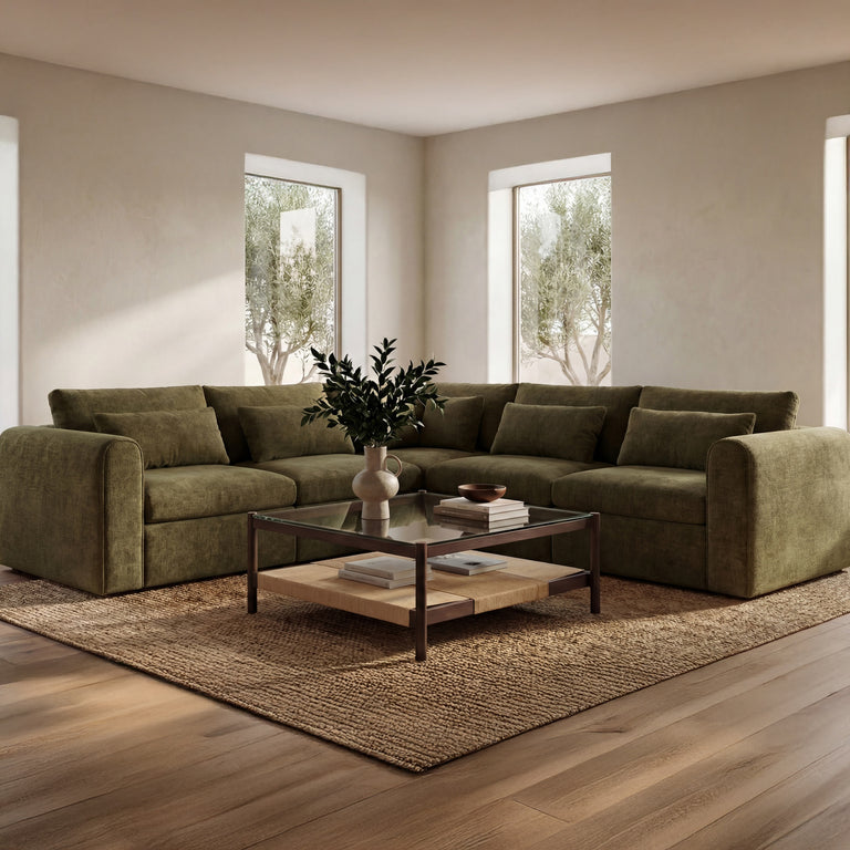 SWIFT MODULAR SOFA DARK GREEN