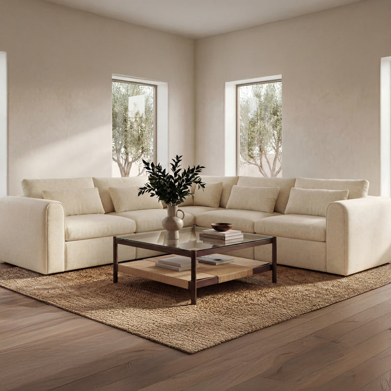 SWIFT CLASSIC L MODULAR SECTIONAL DARK GREEN