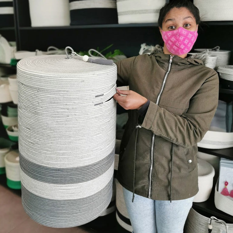 VERONA BASKET - COBBLE GREY | BASKET from South Africa