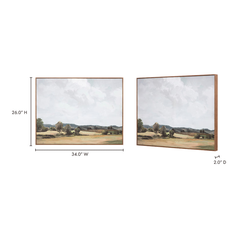 VAST COUNTRY FRAMED PAINTING