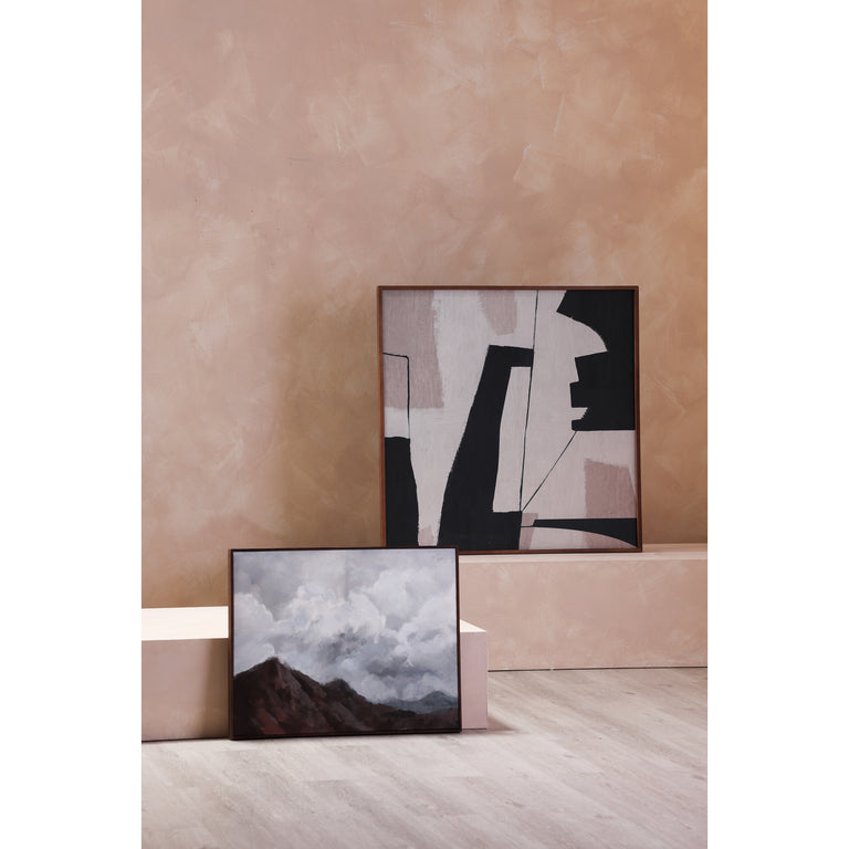 NOSTALGIA FRAMED PAINTING WARM PALETTE