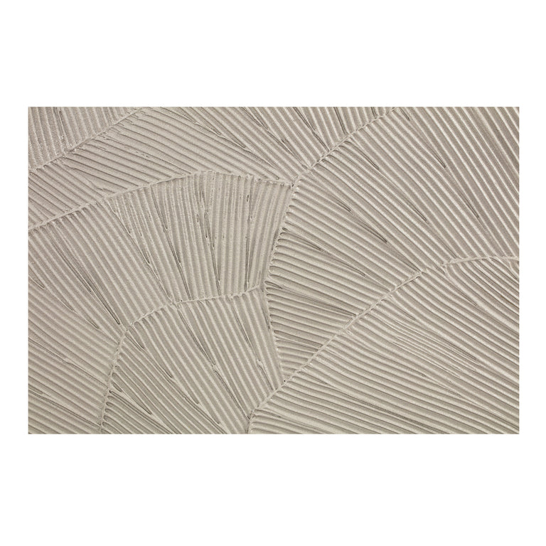 FLUTTER FRAMED PAINTING COOL BEIGE
