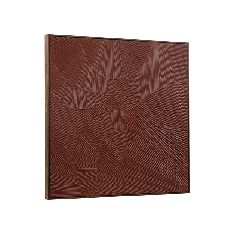 FLUTTER FRAMED PAINTING COOL BEIGE