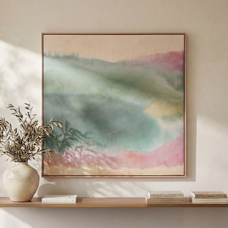 LOTUS FRAMED PAINTING