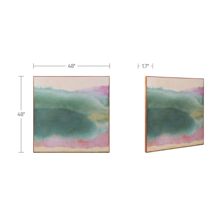 LOTUS FRAMED PAINTING