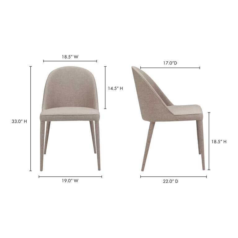 BURTON DINING CHAIR DARK TEAL VEGAN LEATHER - SET OF TWO