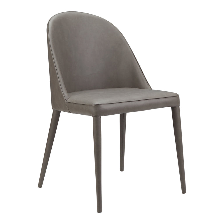 BURTON DINING CHAIR DARK TEAL VEGAN LEATHER - SET OF TWO
