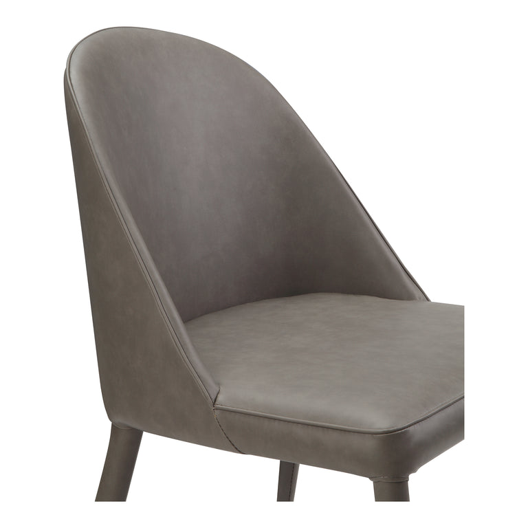 BURTON DINING CHAIR DARK TEAL VEGAN LEATHER - SET OF TWO