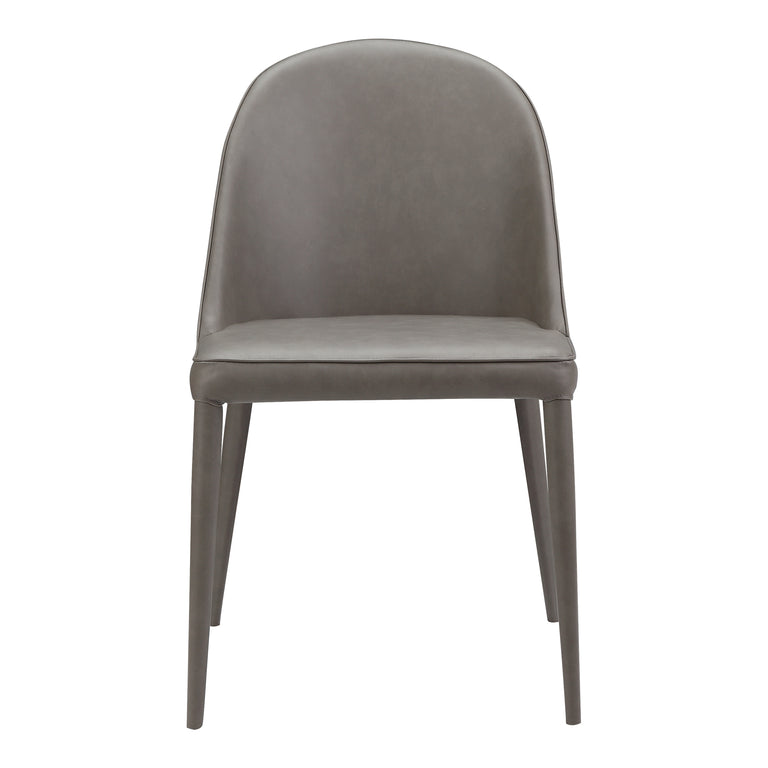 BURTON DINING CHAIR DARK TEAL VEGAN LEATHER - SET OF TWO