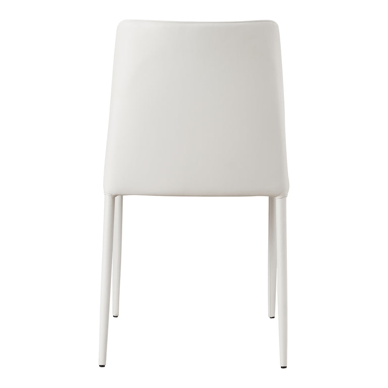 NORA DINING CHAIR BLACK VEGAN LEATHER - SET OF TWO