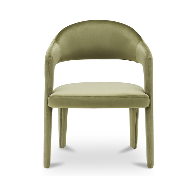 MARTENS DINING CHAIR GREEN VELVET