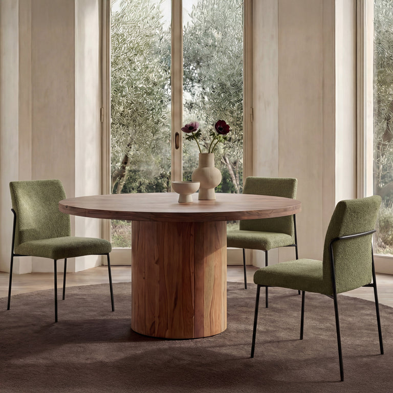 DANNY DINING CHAIR DARK BROWN - SET OF TWO