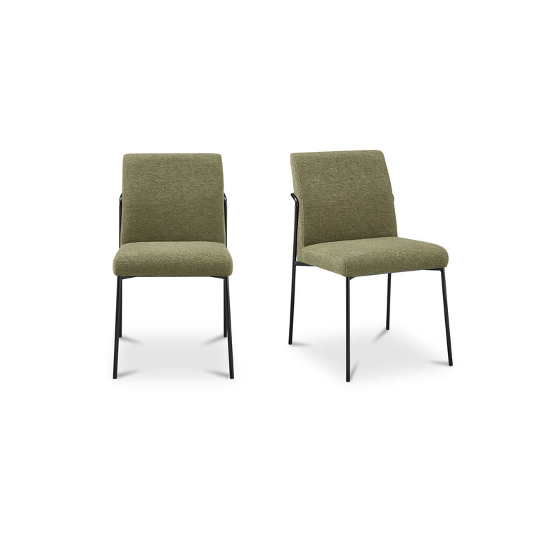 DANNY DINING CHAIR DARK BROWN - SET OF TWO