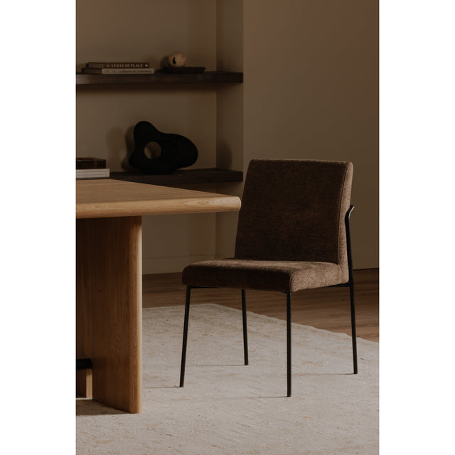 DANNY DINING CHAIR DARK BROWN - SET OF TWO