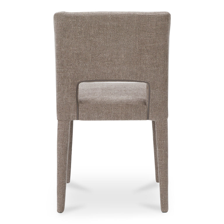 JOYCE DINING CHAIR LIGHT BROWN-SET OF TWO