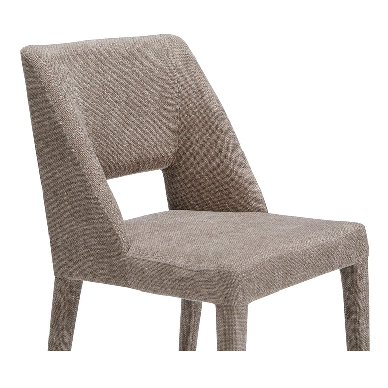 JOYCE DINING CHAIR LIGHT BROWN-SET OF TWO