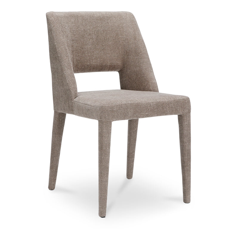 JOYCE DINING CHAIR LIGHT BROWN-SET OF TWO
