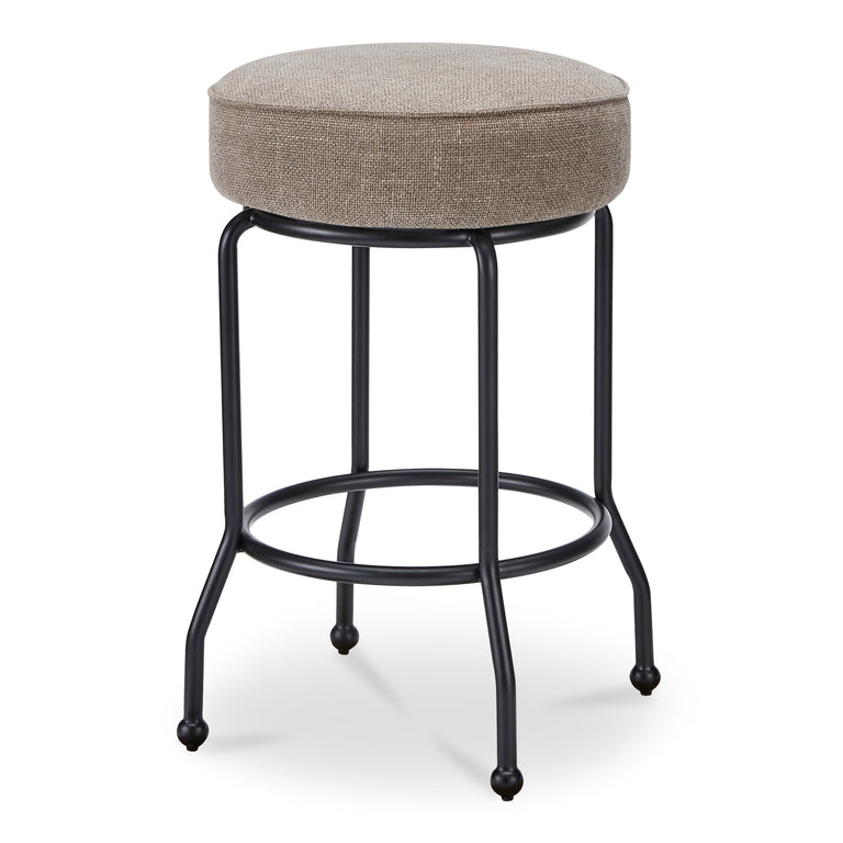 KELSEY SWIVEL COUNTER STOOL LIGHT BROWN