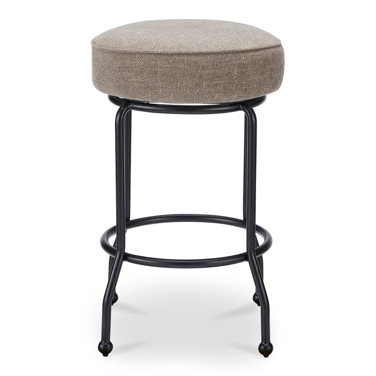 KELSEY SWIVEL COUNTER STOOL LIGHT BROWN