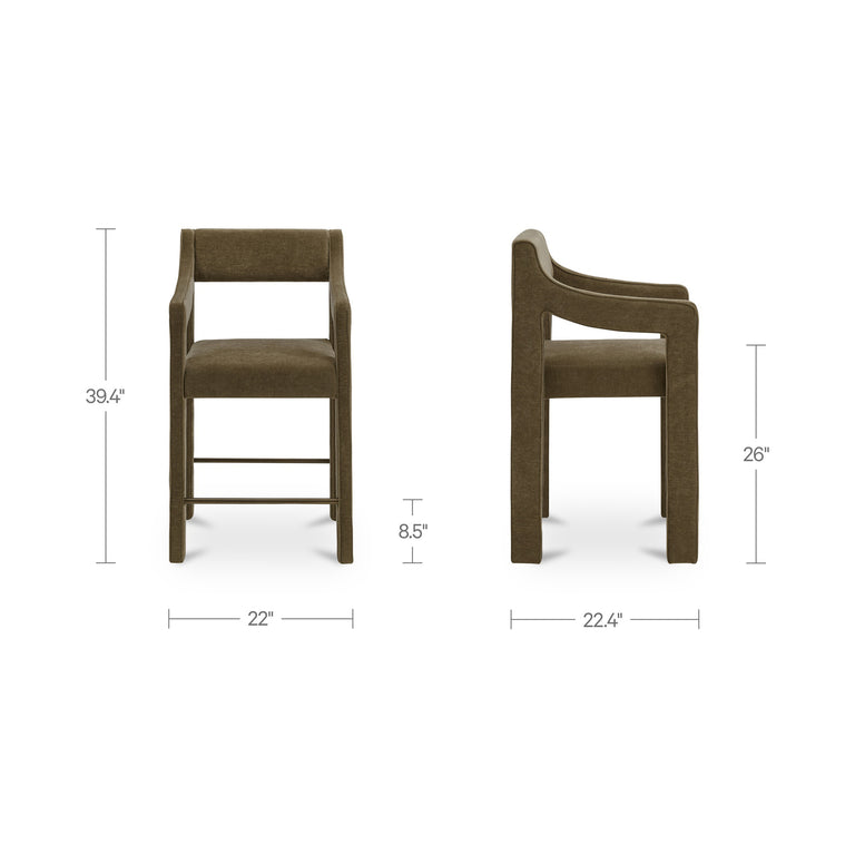 ELISE COUNTER STOOL CEDAR GREEN