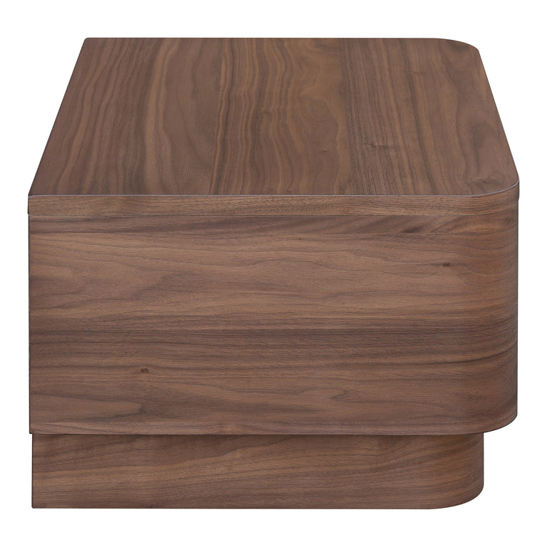 ROUND OFF SMALL NIGHTSTAND LIGHT OAK BROWN