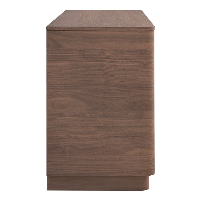 ROUND OFF DRESSER LIGHT OAK BROWN
