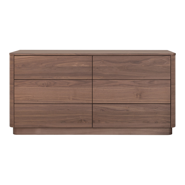 ROUND OFF DRESSER LIGHT OAK BROWN