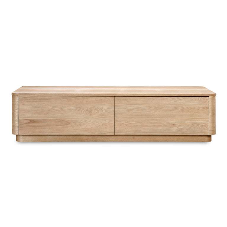 ROUND OFF COFFEE TABLE NATURAL OAK